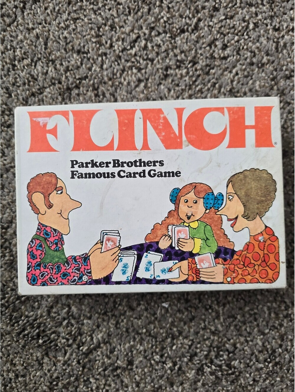 Vintage 1963 Parker Brothers Flinch Card Game Complete HTF Great Condition